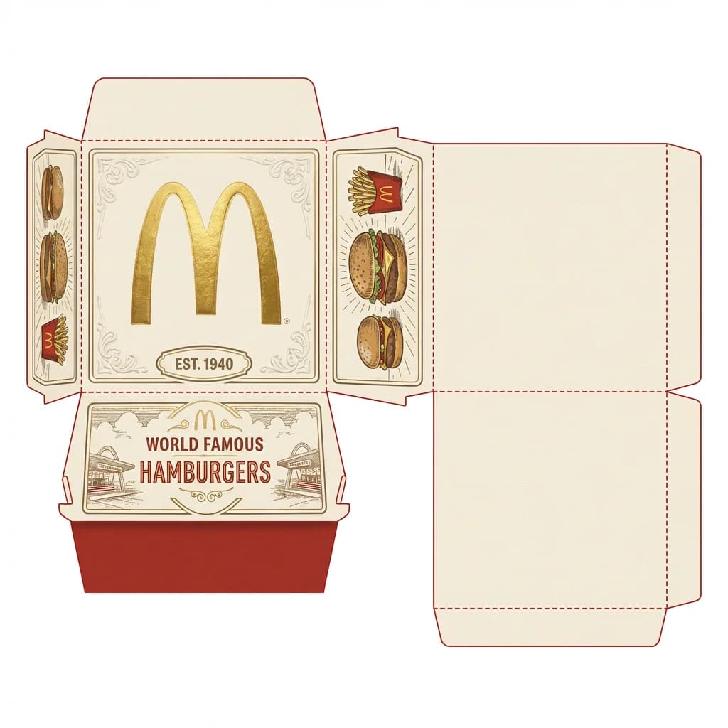 Packaging Die-cut Template