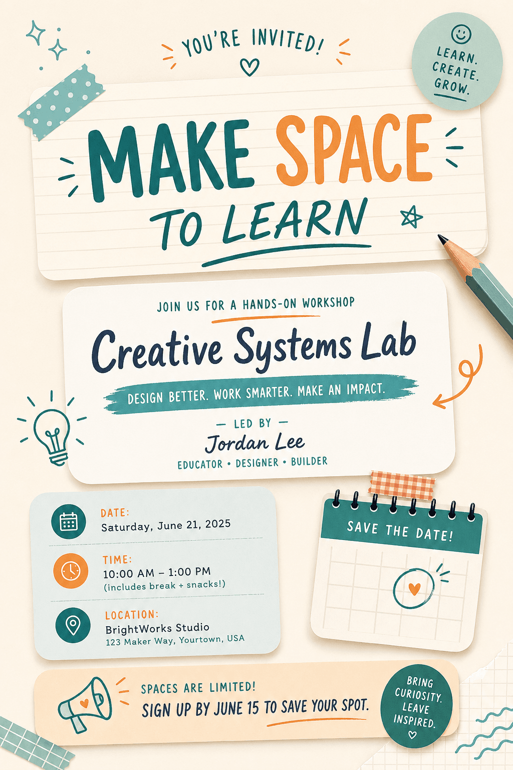 Seminar Learning Invitation